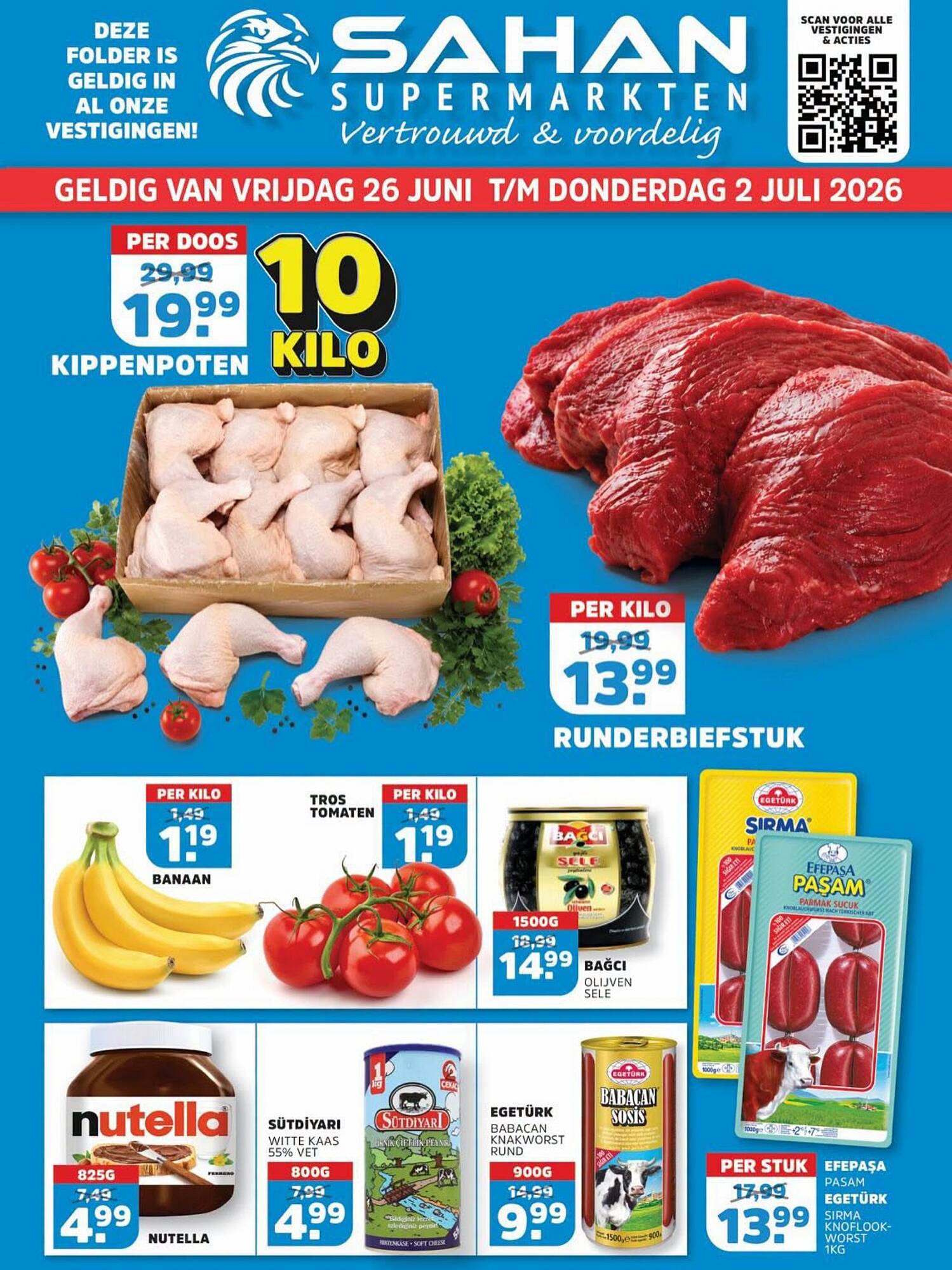 Sahan Supermarkten folder - Pagina 1