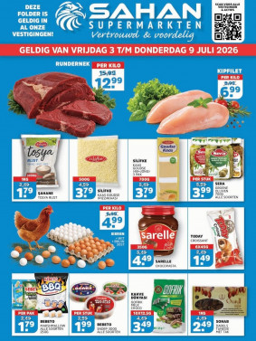 Sahan Supermarkten folder