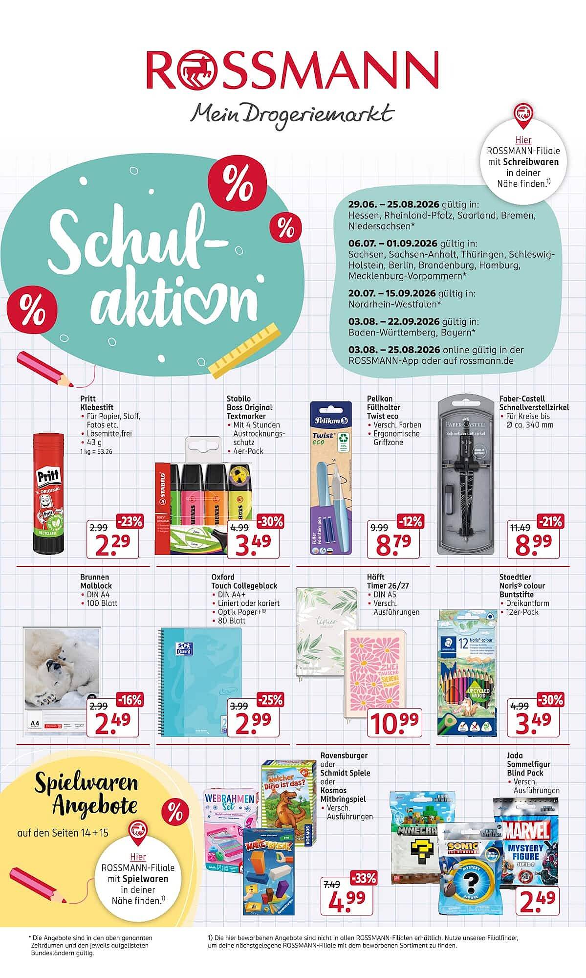 Rossmann folder - Pagina 1