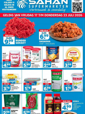 Sahan Supermarkten folder