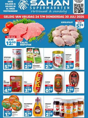 Sahan Supermarkten folder