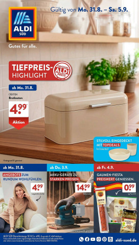 Aldi Süd folder