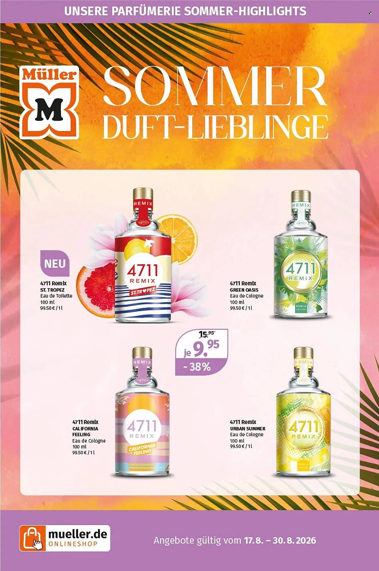 Müller Duitsland folder - Pagina 1
