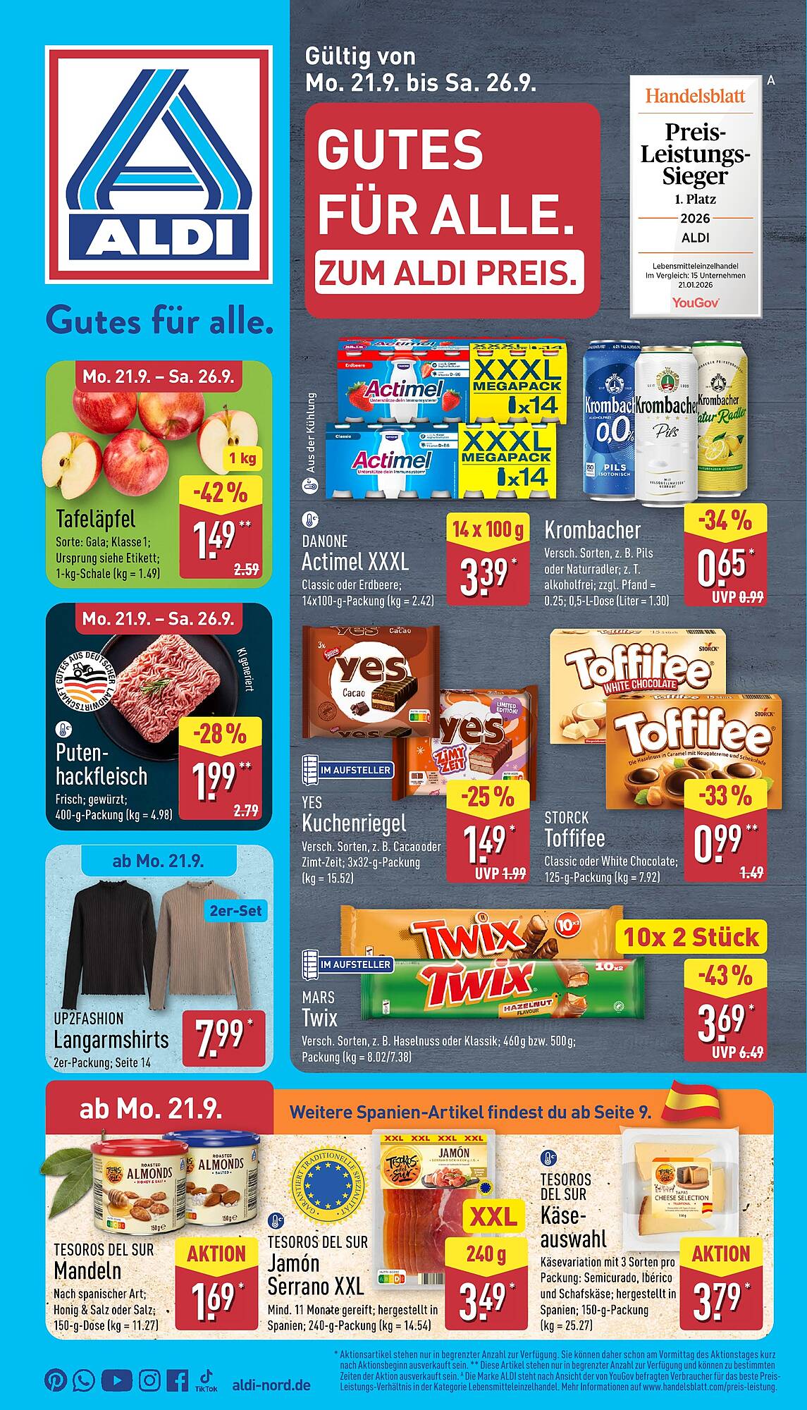 Aldi Nord folder - Pagina 1