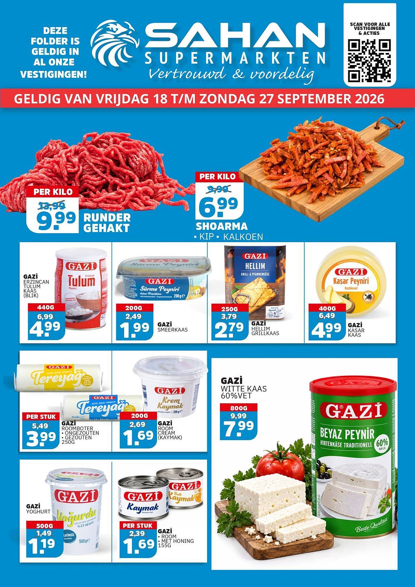 Sahan Supermarkten folder - Pagina 1