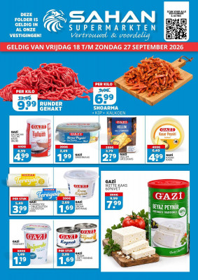 Sahan Supermarkten folder