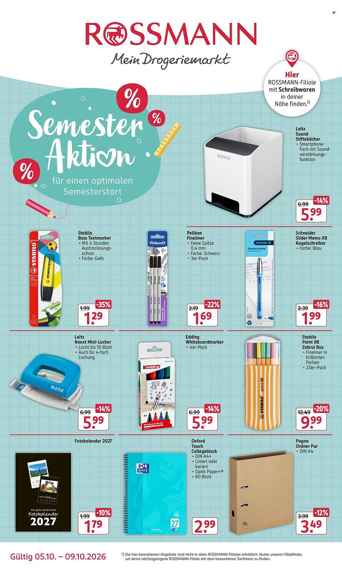 Rossmann folder - Pagina 1