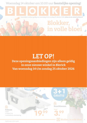 Blokker folder