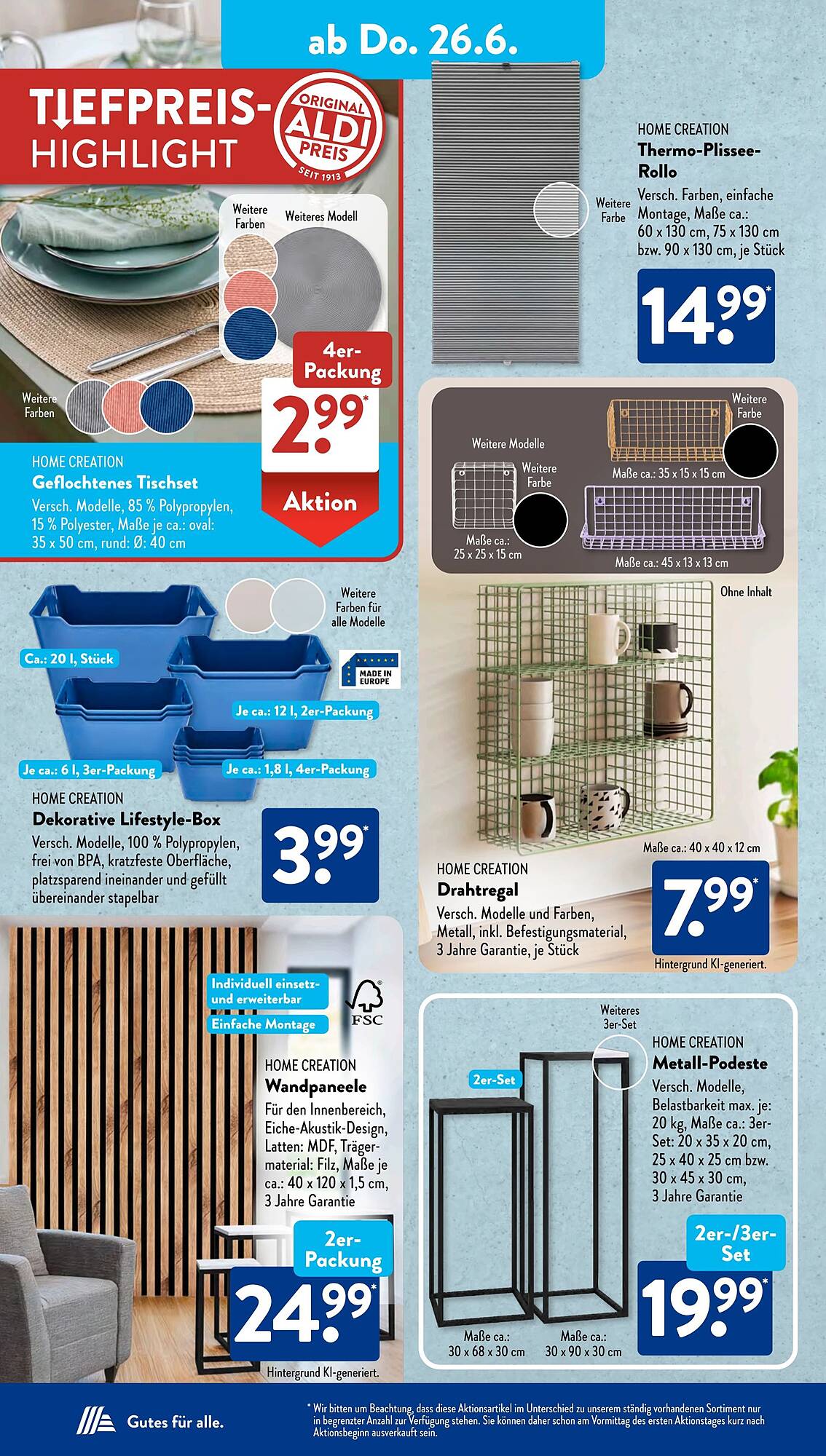 Aldi Süd folder