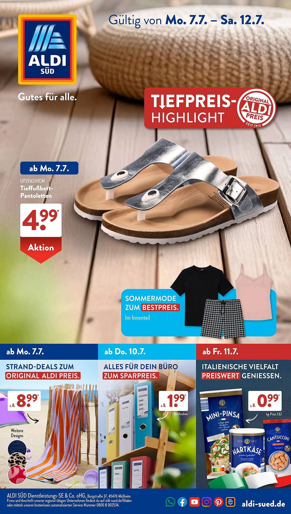 Aldi Süd folder