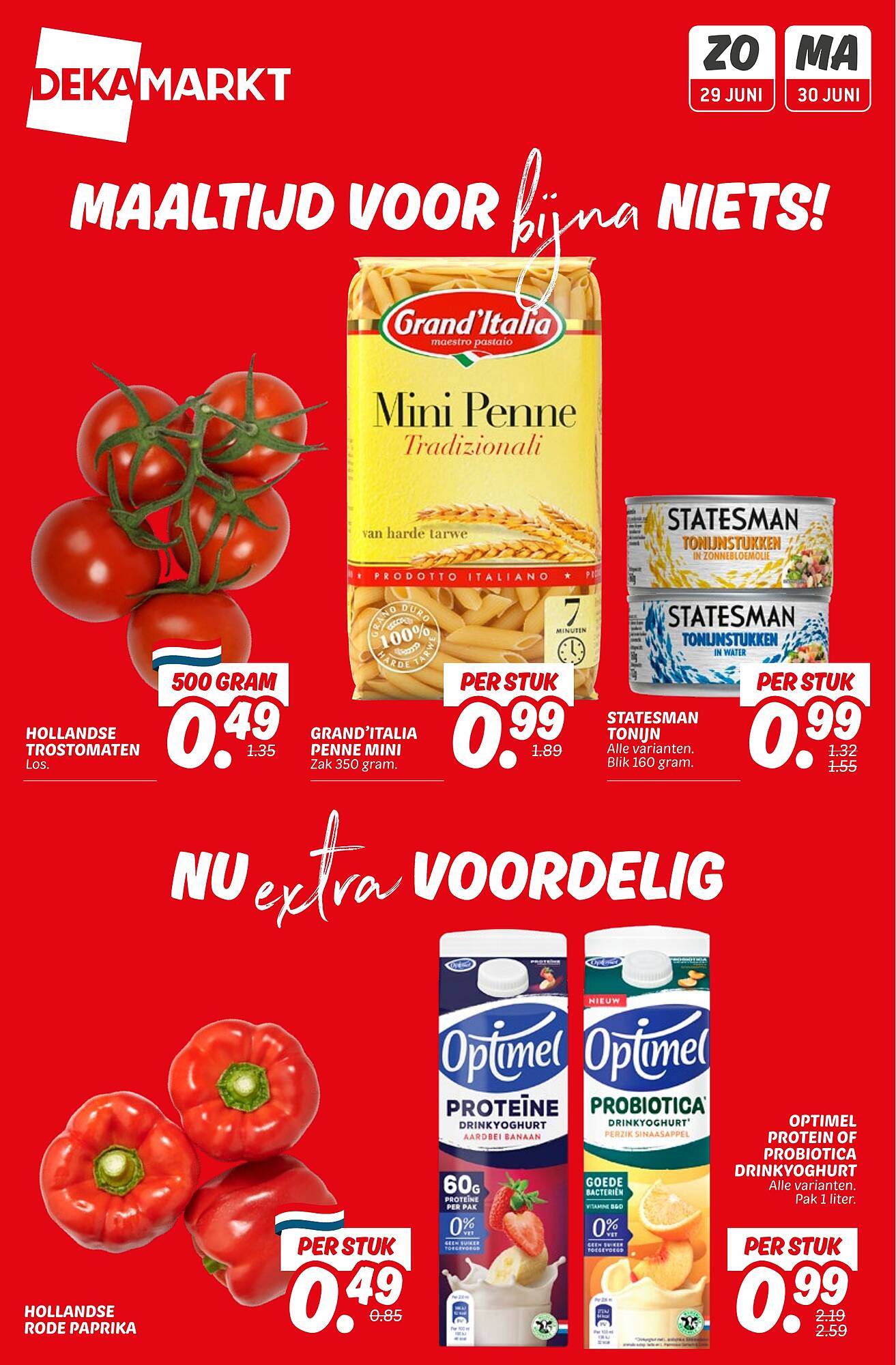 Dekamarkt folder