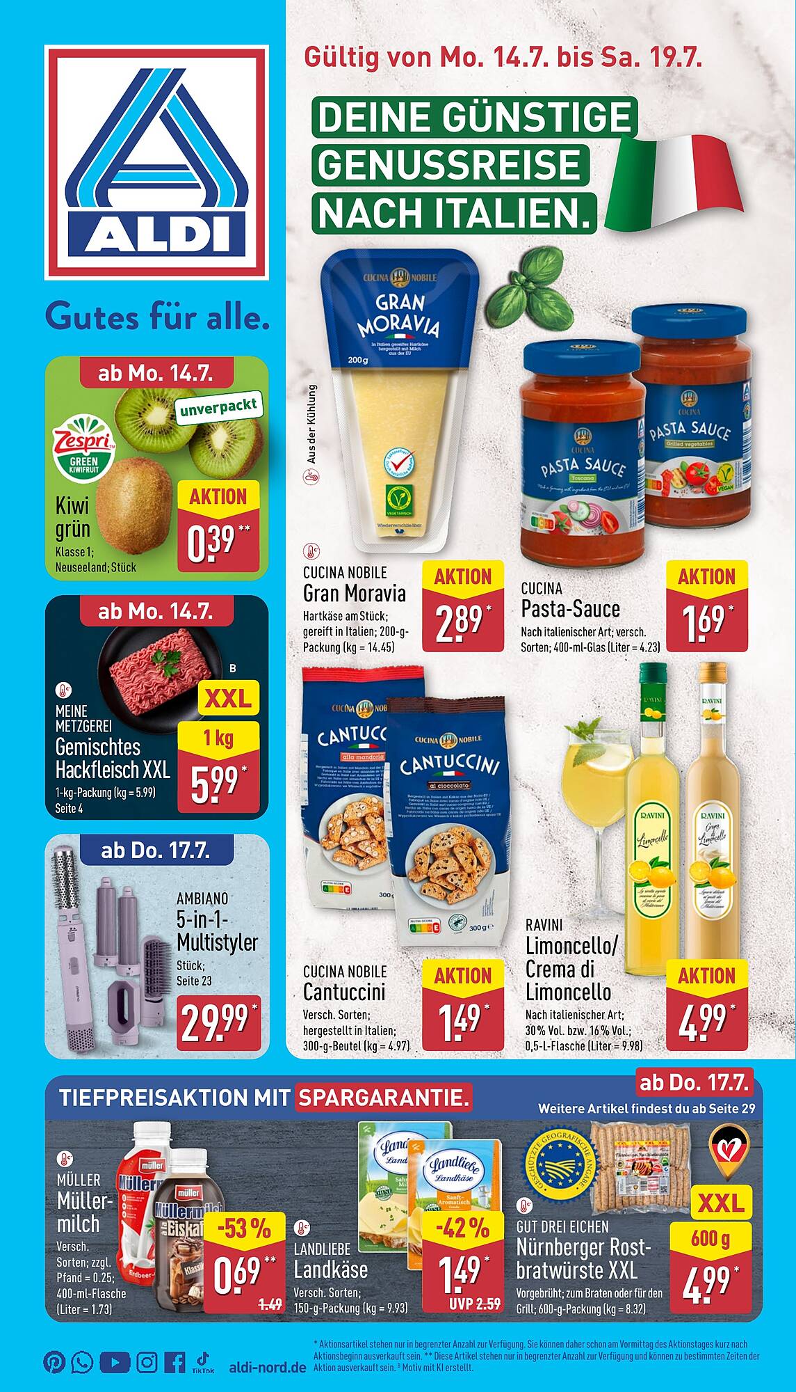 Aldi Nord folder - Pagina 1