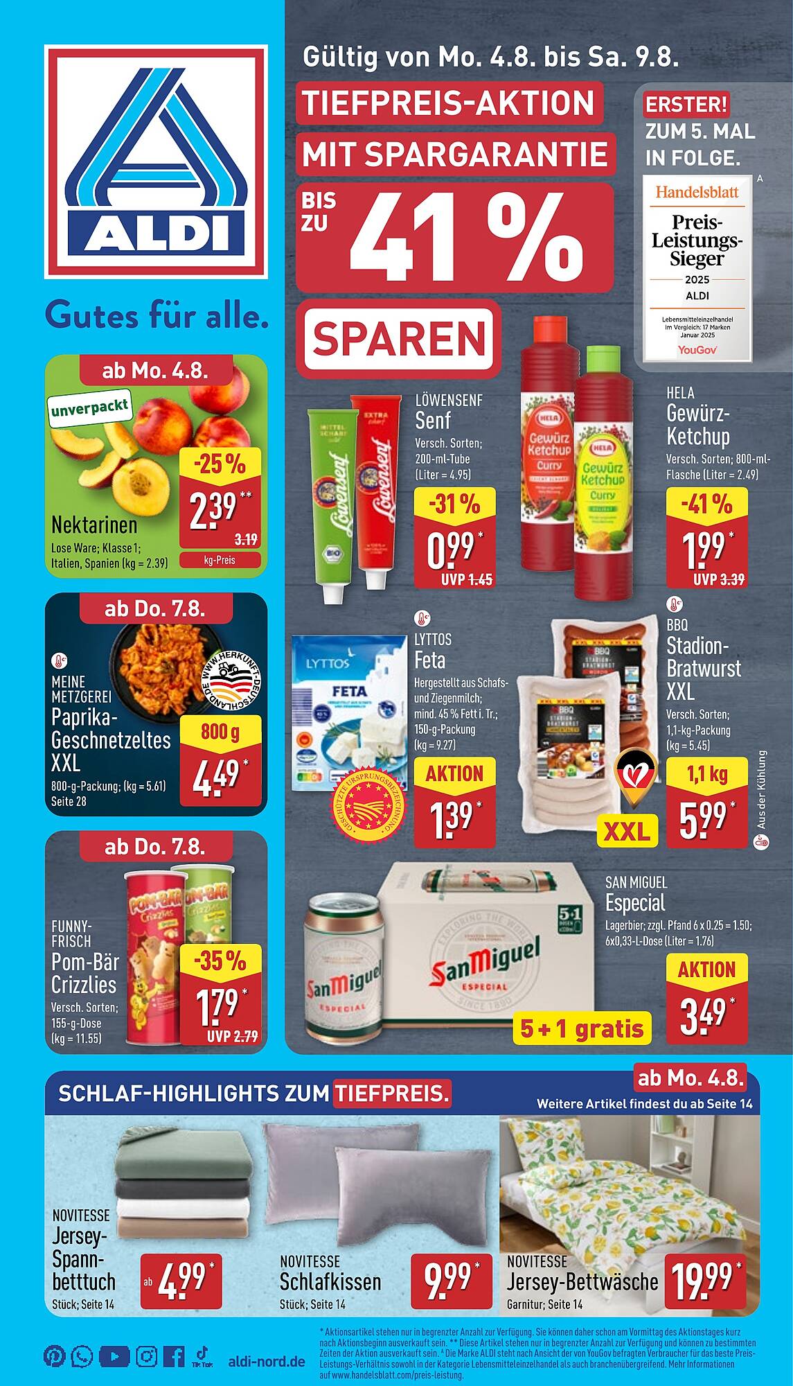 Aldi Nord folder - Pagina 1
