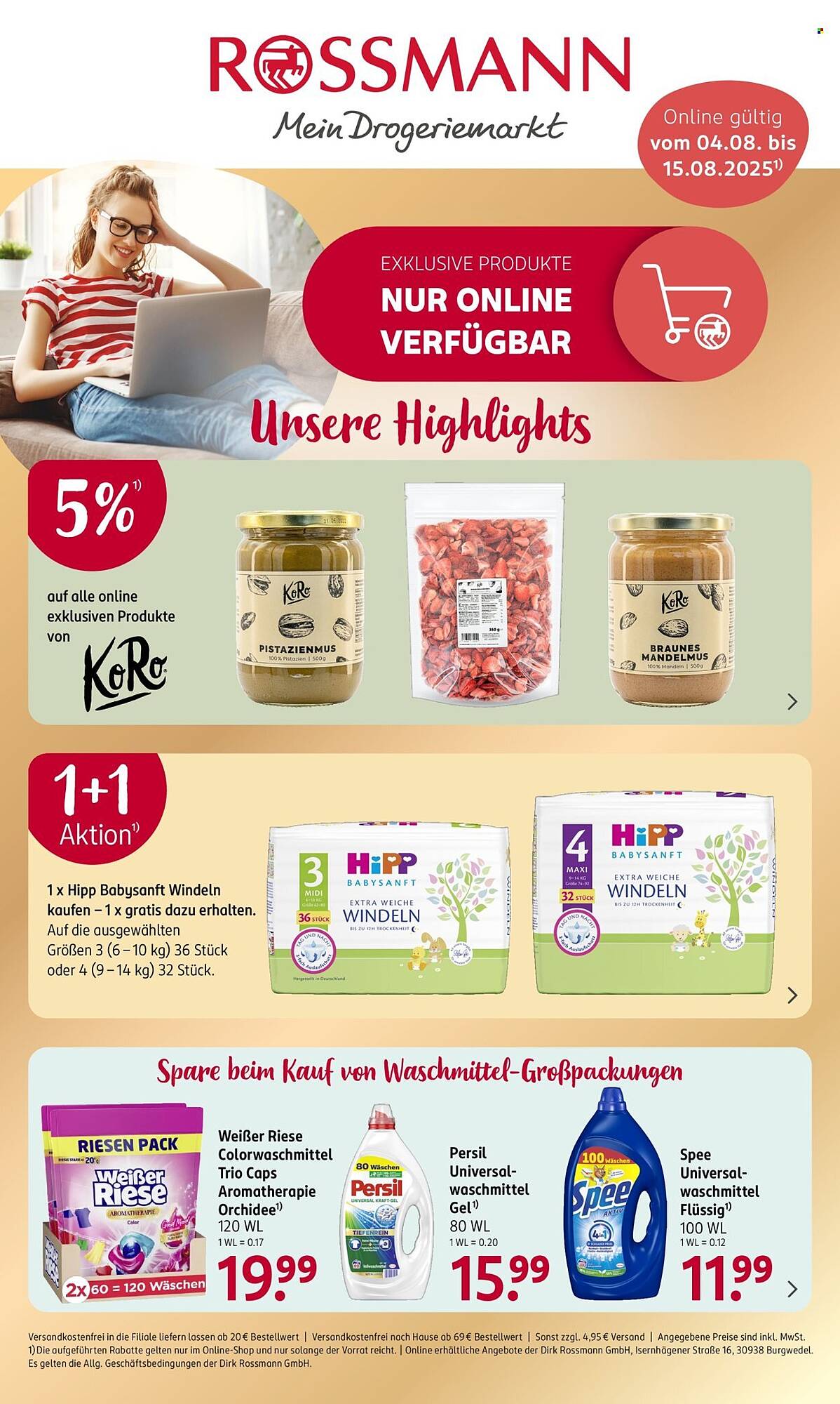 Rossmann folder - Pagina 1