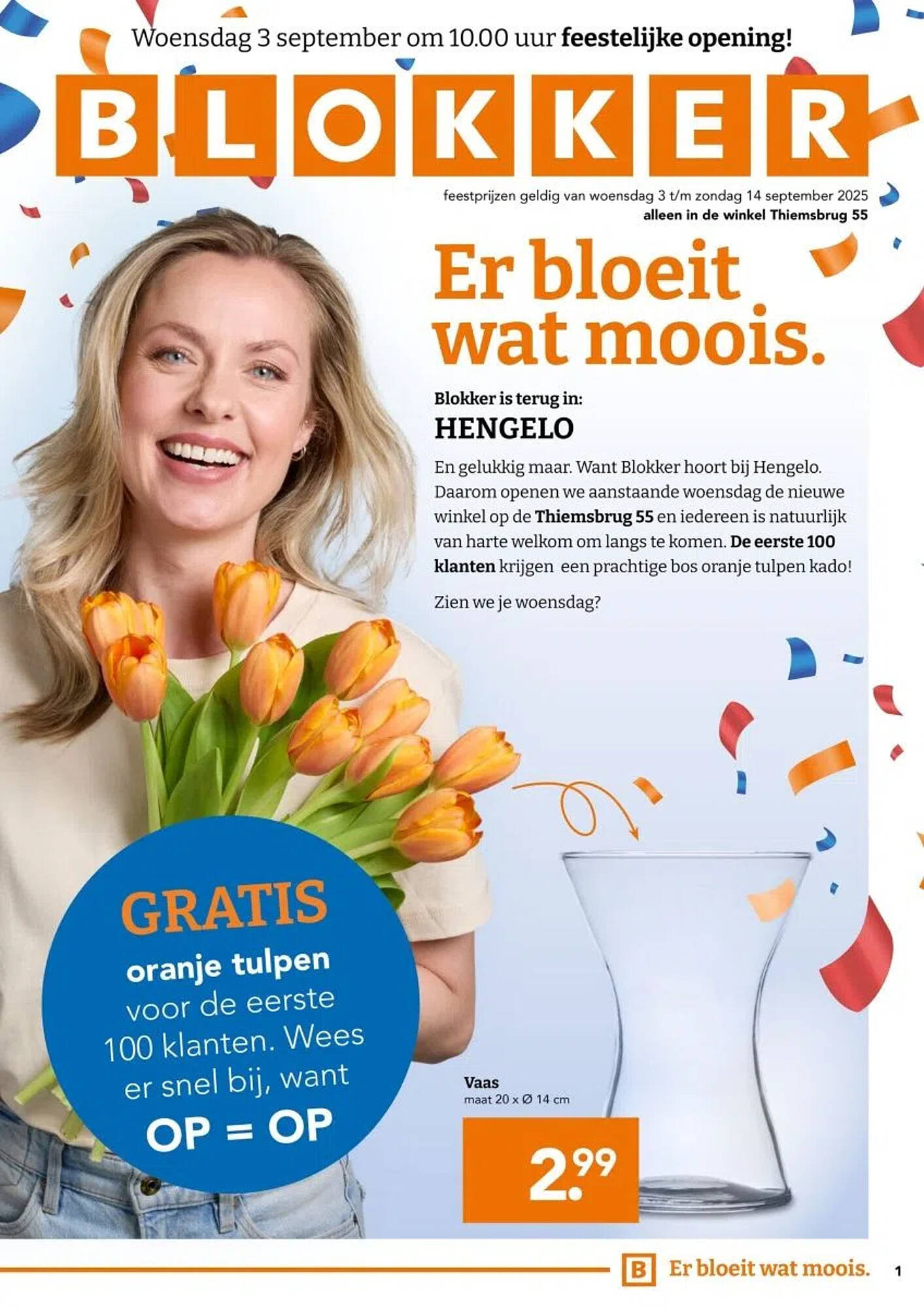 Blokker folder - Pagina 1