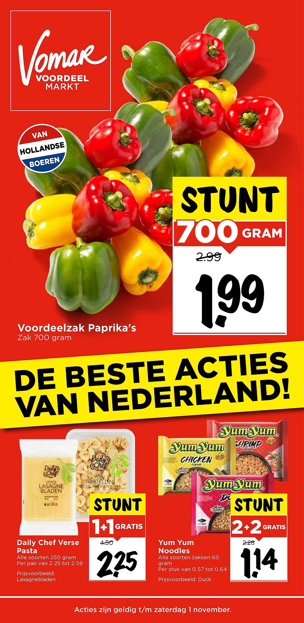 Vomar folder - Pagina 1