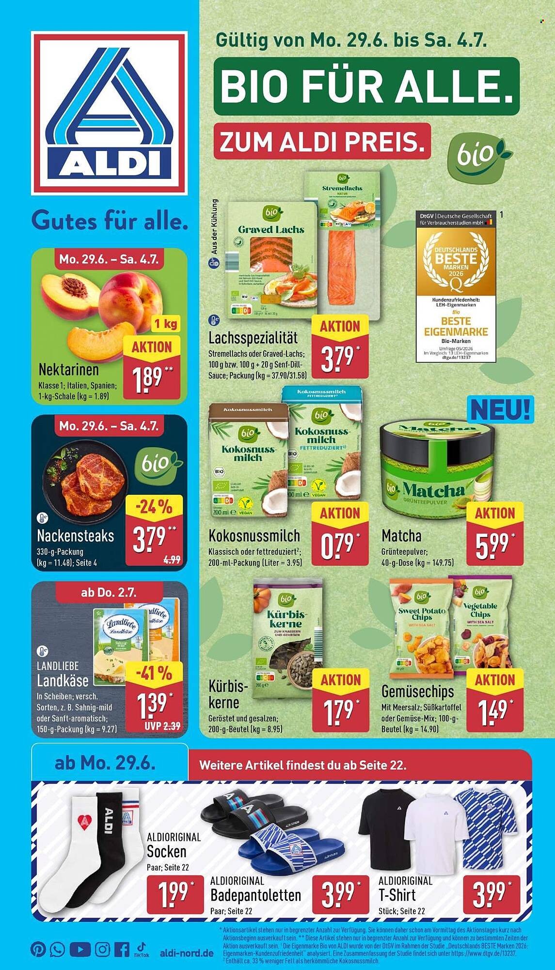 Aldi Nord folder - Pagina 1