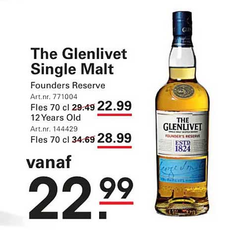 The Glenlivet Single Malt Founders Reserve