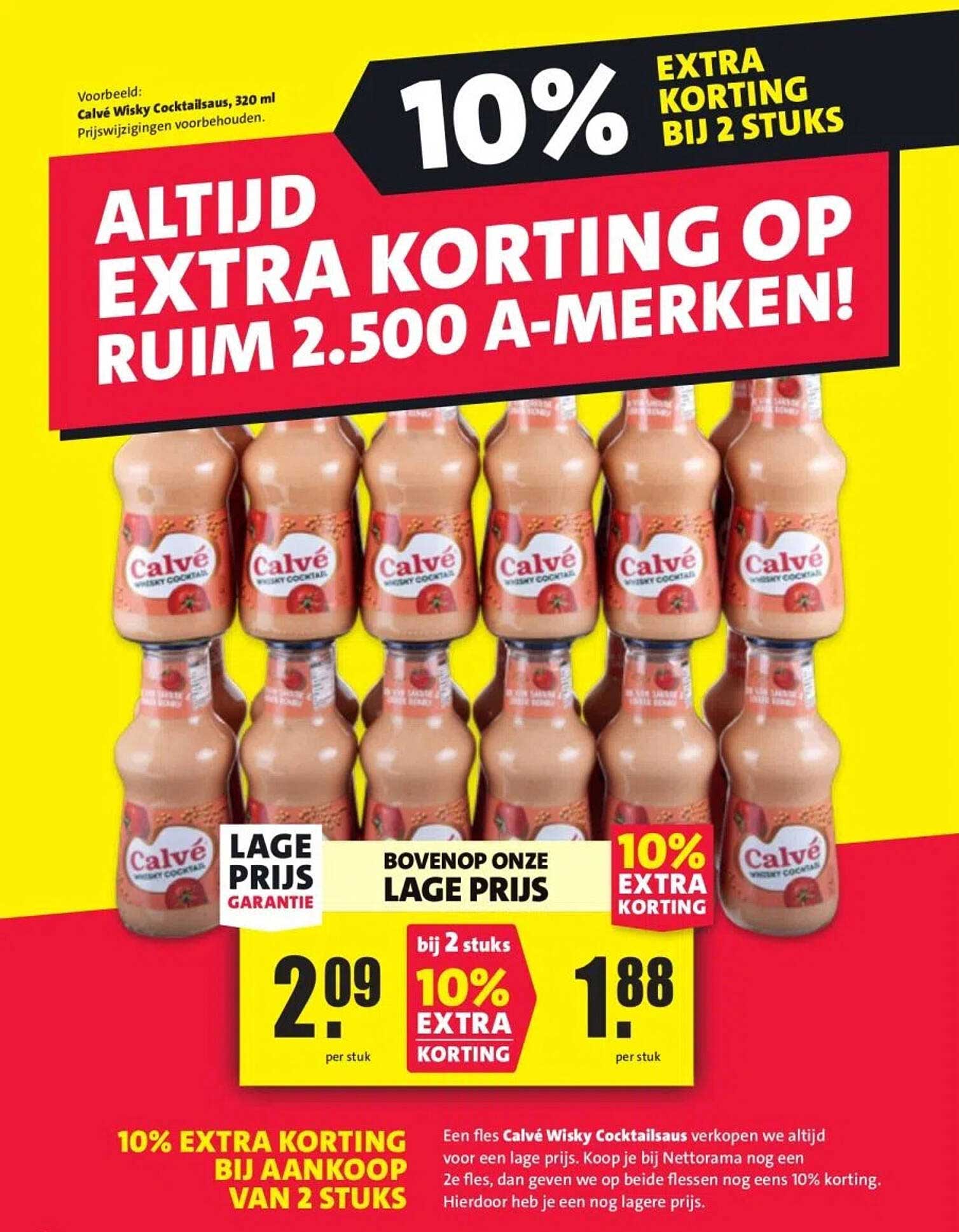 10% EXTRA KORTING BIJ AANKOOP VAN 2 STUKS