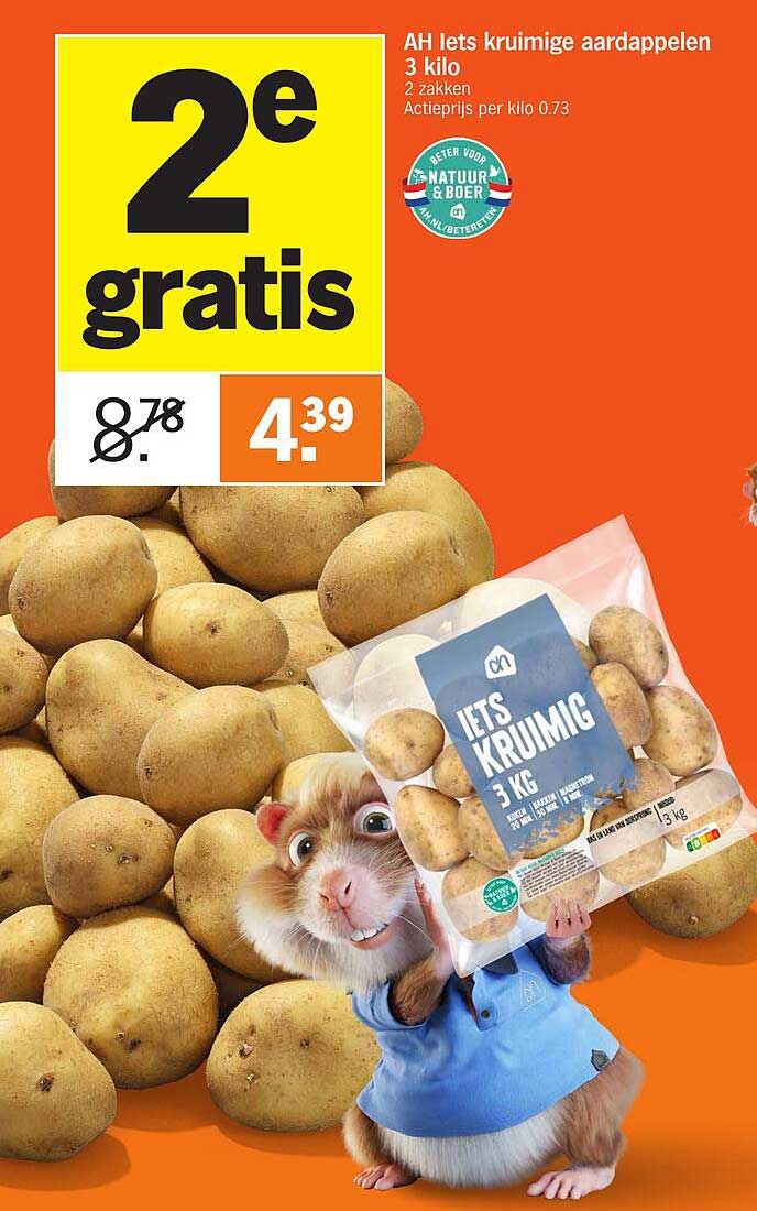 AH iets kruimige aardappelen 3 kilo