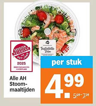 Alle AH Stoom-maaltijden