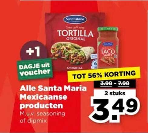 Alle Santa Maria Mexicaanse producten