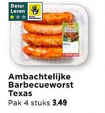 Ambachtelijke Barbecueworst Texas