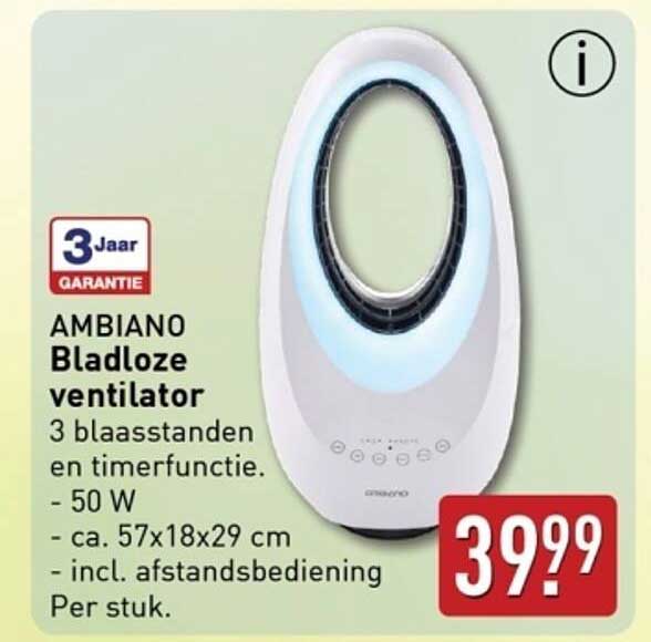 AMBIANO Bladloze ventilator