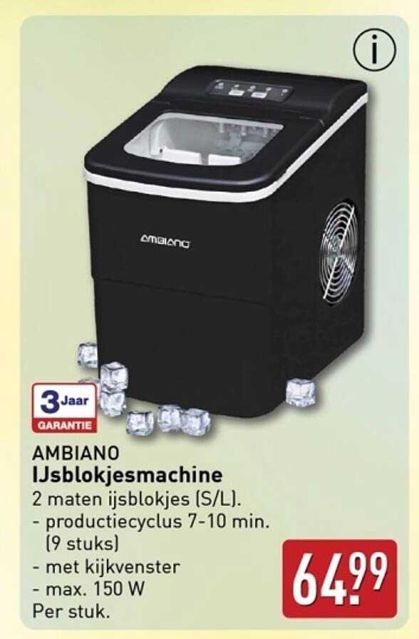 AMBIANO IJsblokjesmachine