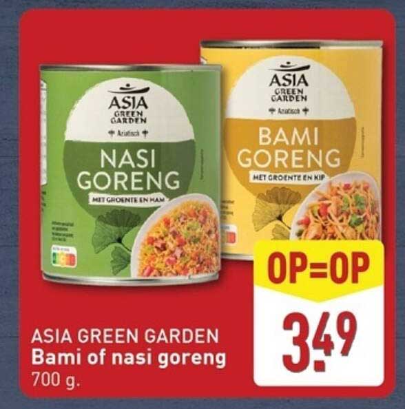 ASIA GREEN GARDEN Bami of nasi goreng 700 g.
