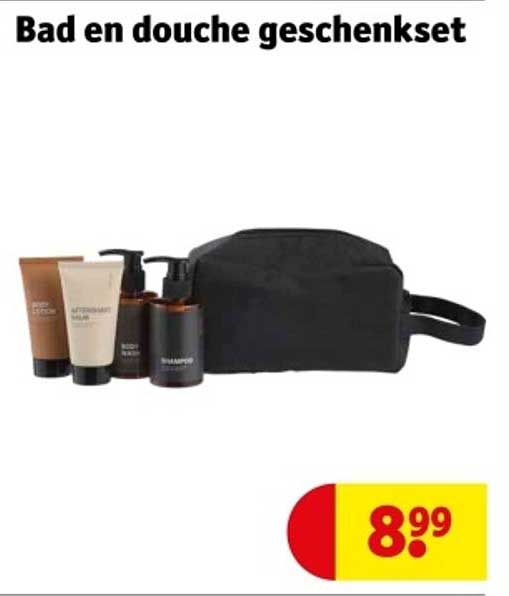 Bad en douche geschenkset