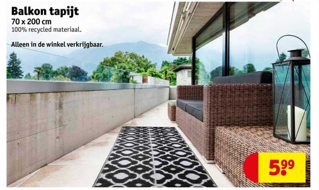 Balkon tapijt 70 x 200 cm