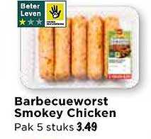 Barbecueworst Smokey Chicken