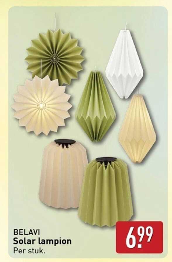 BELAVI Solar lampion