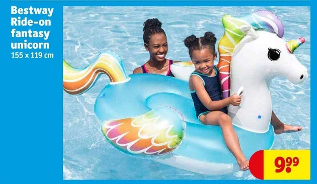 Bestway Ride-on fantasy unicorn 155 x 119 cm