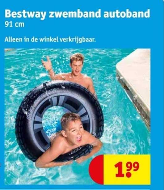 Bestway zwemband autoband 91 cm