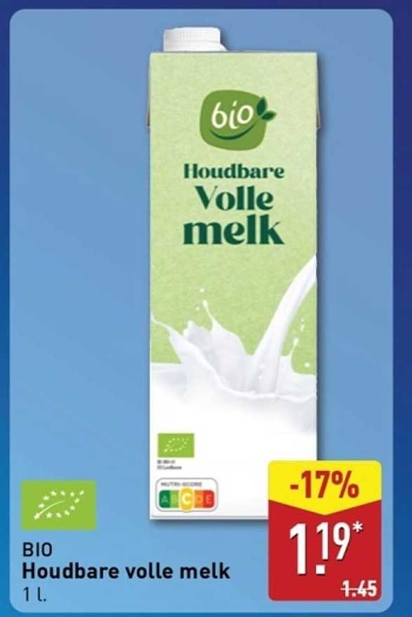 BIO Houdbare volle melk 1 l.