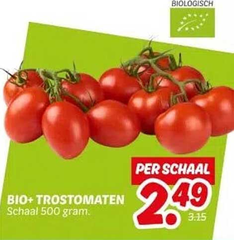BIO+ Trostomaten Schaal 500 gram