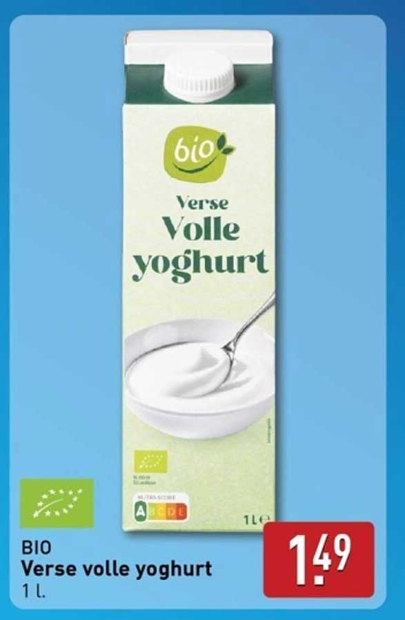 BIO Verse volle yoghurt 1 L