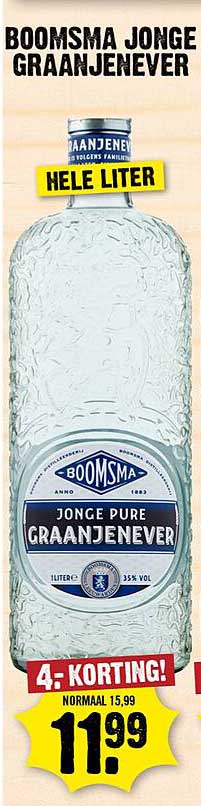 Boomsma Jonge Graanjenever