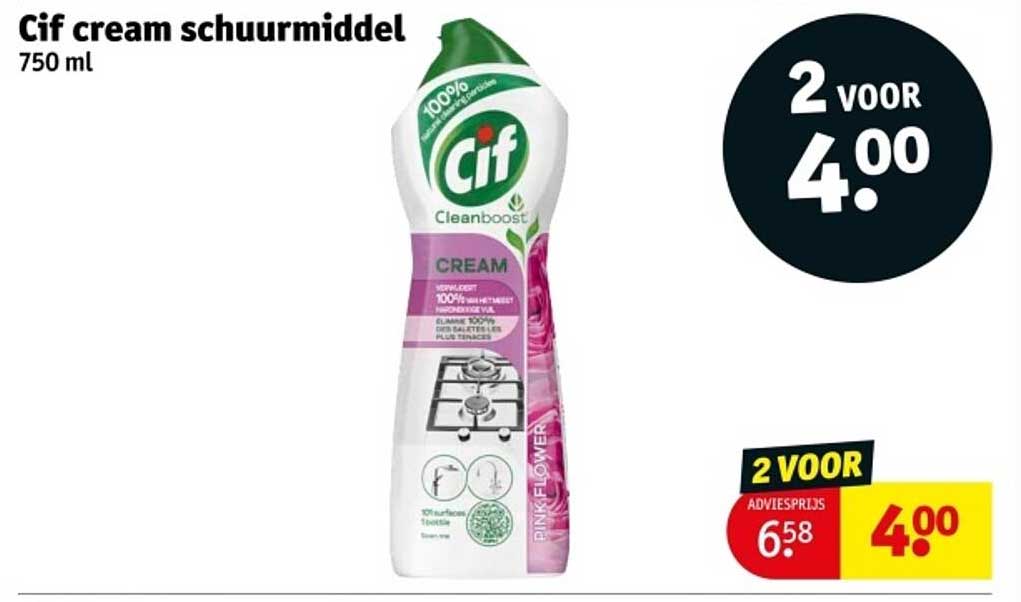 Cif cream schuurmiddel 750 ml