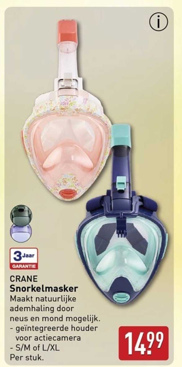 CRANE Snorkelmasker