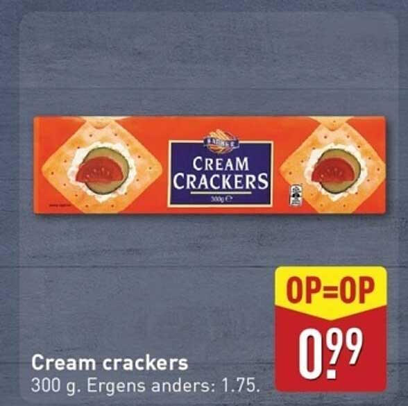 Cream crackers
