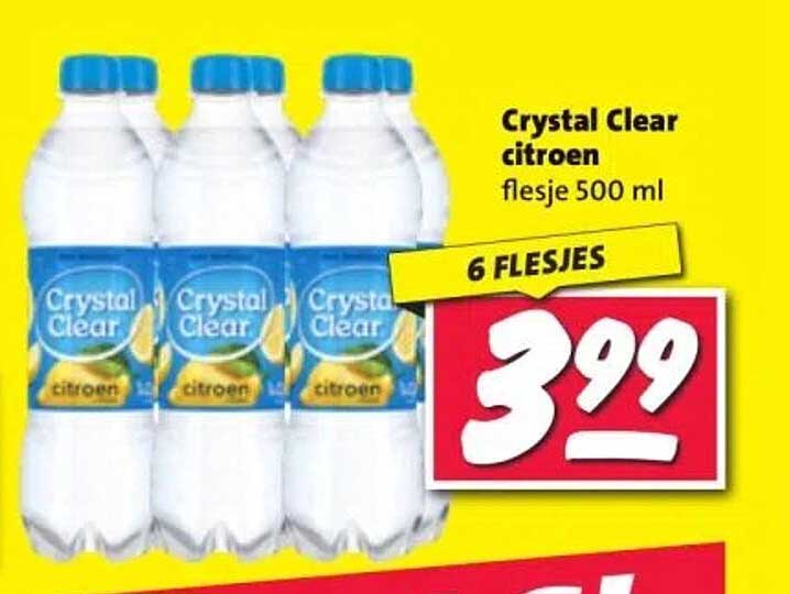 Crystal Clear citroen flesje 500 ml