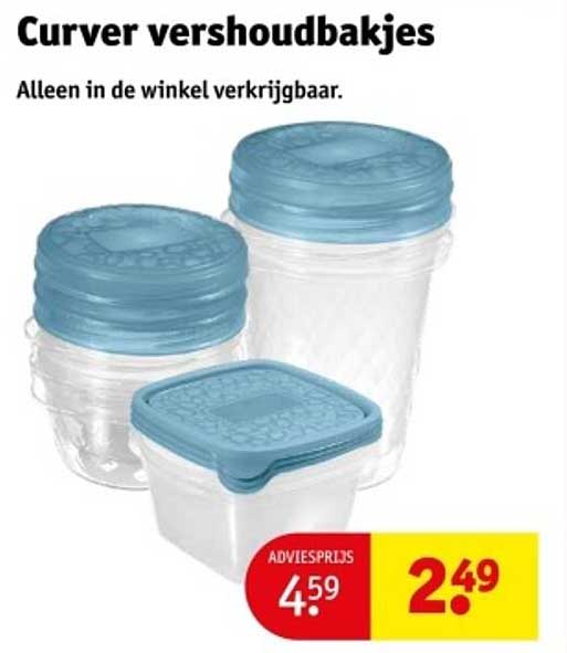 Curver vershoudbakjes