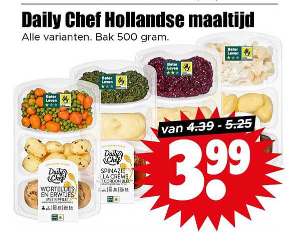 Daily Chef Hollandse maaltijd
