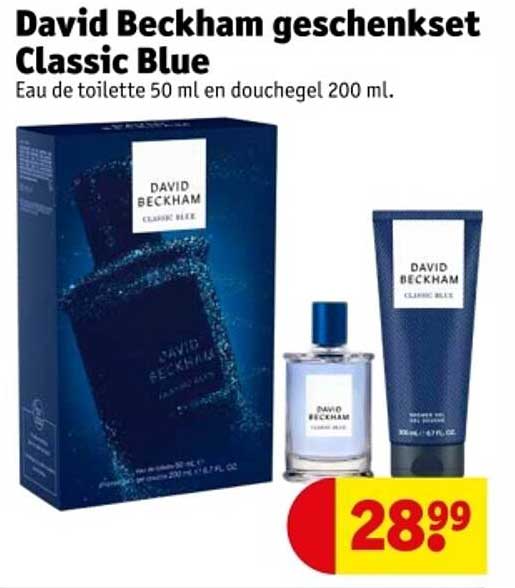 David Beckham geschenkset Classic Blue