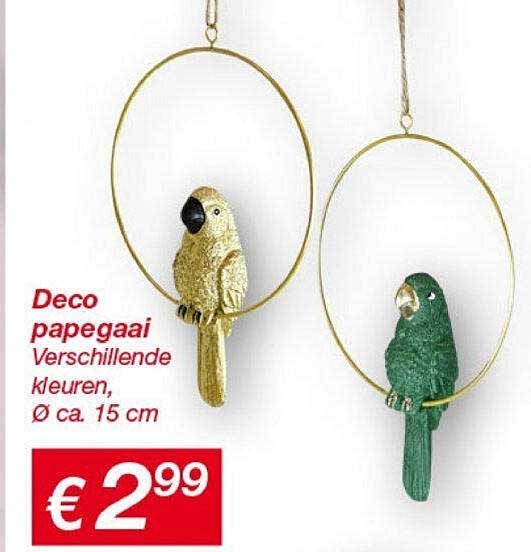Deco papegaai
