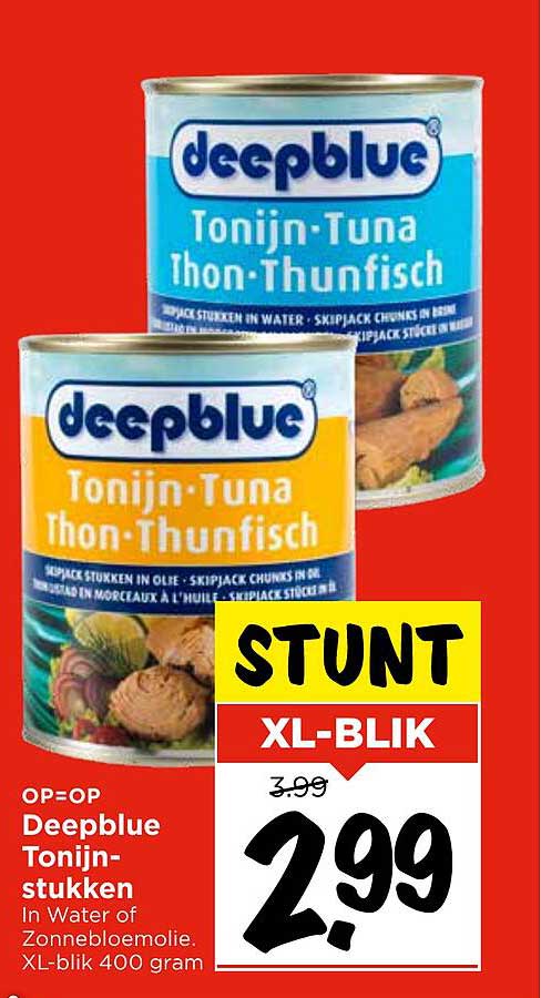 Deepblue Tonijn-stukken