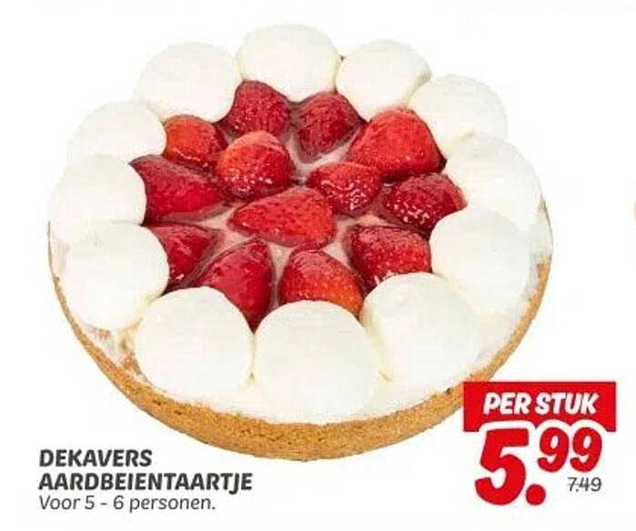 DEKAVERS AARDBEIENTAARTJE